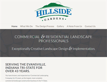 Tablet Screenshot of hillsidegardens.us